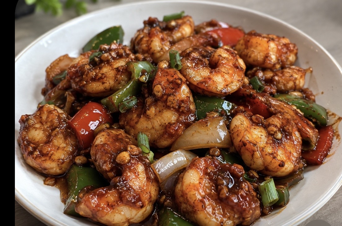 Fiery Tiger Prawns ( serves 2)