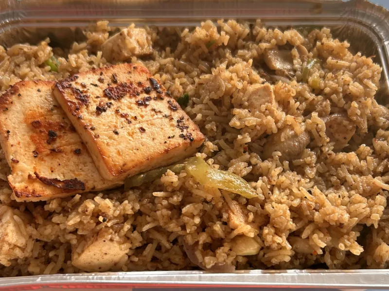 Paneer Mushroom Pulao