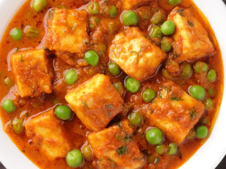 Matar Paneer & Jeera Rice