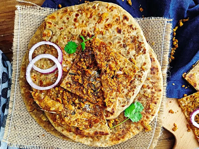 Chicken Keema Paratha