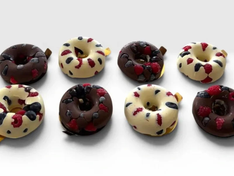 Mini Chocolate Fruit Rings