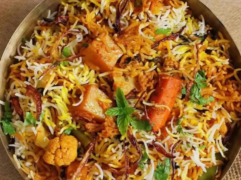 Hyderabadi  Veg Dum Biryani